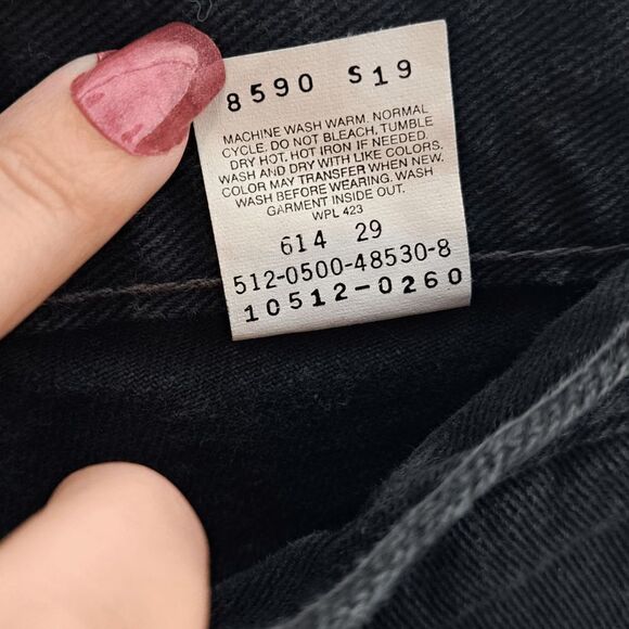 Levi's Vintage 512 Slim Fit Tapered Leg Jeans size 11 - Picture 7 of 7